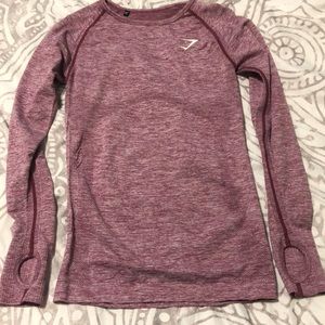 GYMSHARK Seamless Long sleeve Top (S)
